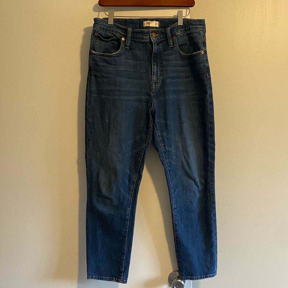 Madewell High Rise Slim Crop Boy Jean